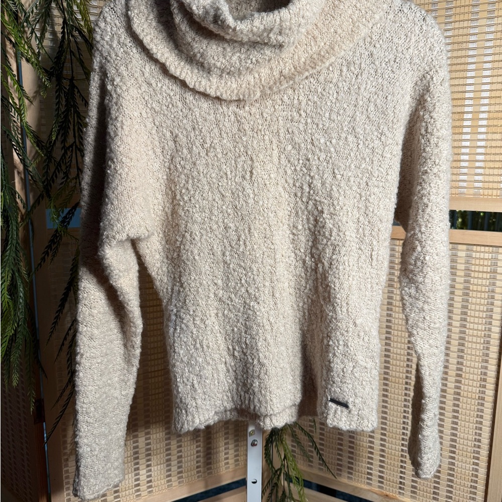 Abercrombie & Fitch Cream Cowl Neck Sweater